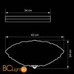 Потолочный светильник Lightstar Murano 604073 - Схема