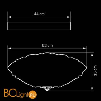 Потолочный светильник Lightstar Murano 604102 - Схема
