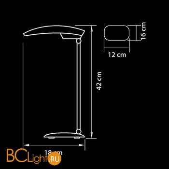 Настольная лампа Lightstar Muro 808937 - Схема