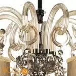 715087 Люстра NATIVO 8x40W E14 КОНЬЯК/ЧЕРНЫЙ ХРОМ/БЕЖЕВЫЙ - Фото 1