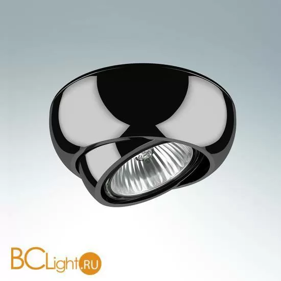 Встраиваемый светильник Lightstar Ocula X1 Black Chrome 011817