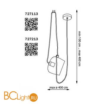 Подвесной светильник Lightstar Omega 727113 - Схема