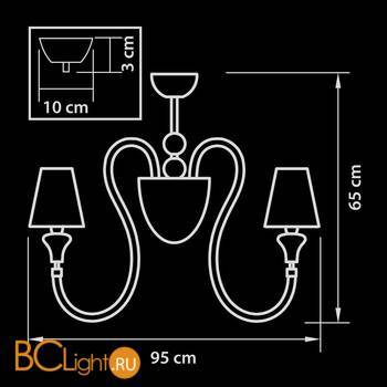 Потолочная люстра Lightstar Otto 809086 - Схема