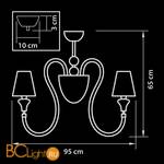 Потолочная люстра Lightstar Otto 809086 - Схема