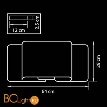 Потолочный светильник Lightstar Pittore 811050 - Схема