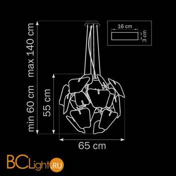 Подвесной светильник Lightstar Planaria 808010 - Схема