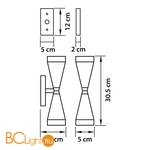 Бра Lightstar Punto 807624 - Схема