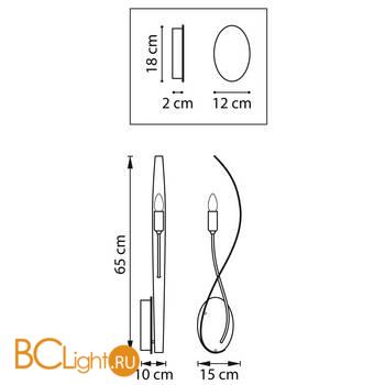 Бра Lightstar Ragno 733517 - Схема