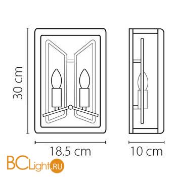 Настенный светильник Lightstar Regolo 713627 - Схема