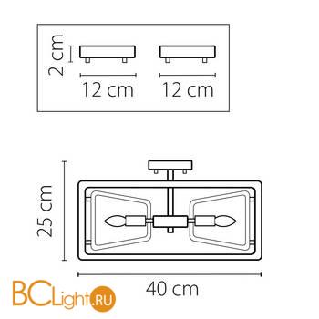Потолочный светильник Lightstar Regolo 713347 - Схема