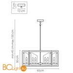 Подвесной светильник Lightstar Regolo 713327 - Схема