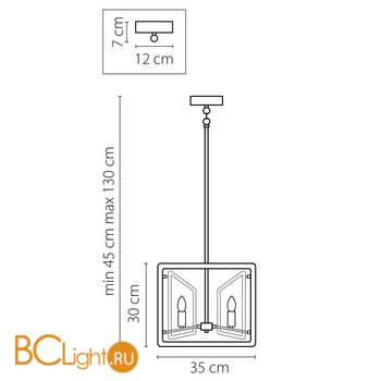 Подвесной светильник Lightstar Regolo 713447 - Схема