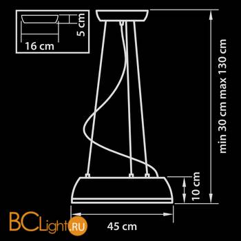 Подвесной светильник Lightstar Retro 762216 - Схема