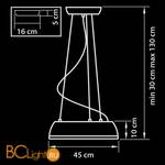 Подвесной светильник Lightstar Retro 762216 - Схема