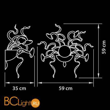 Бра Lightstar Ricciolo 894657 - Схема