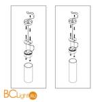 Подвесное крепление Lightstar Rullo 590087 - Схема