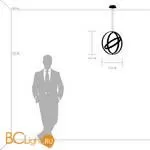 Подвесной светильник Lightstar Saturno 747122 3000K - Фото 5