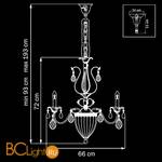 Люстра Lightstar Schon 790114 - Схема