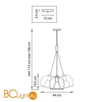 Подвесной светильник Lightstar Sferico 729031 - Схема