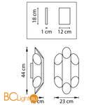 Настенный светильник Lightstar Siena 720667 - Схема