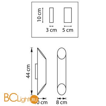 Настенный светильник Lightstar Siena 720627 - Схема