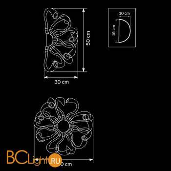 Настенный светильник Lightstar Stella 892668 - Схема