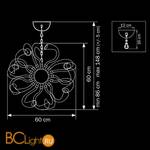 Подвесной светильник Lightstar Stella 892127 - Схема