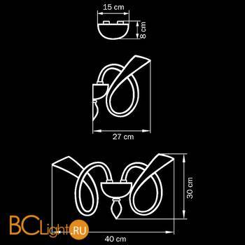 Бра Lightstar Stella 892623 - Схема