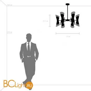 Люстра Lightstar Strato 817124 - Фото 0