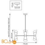 Люстра Lightstar Strato 817127 - Схема