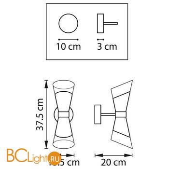 Бра Lightstar Strato 817627 - Схема