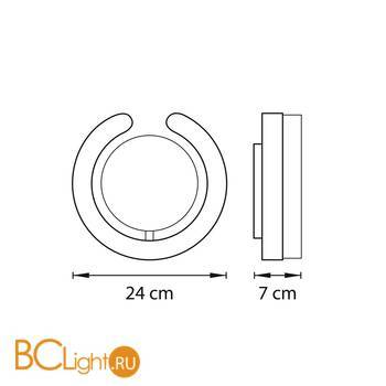 Настенный светильник Lightstar Unitario 763636 - Схема
