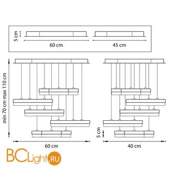 Подвесной светильник Lightstar Unitario 763436 - Схема
