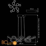 Подвесной светильник Lightstar Unitario 763010 - Схема