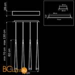 Подвесной светильник Lightstar Uovo 807067 - Схема