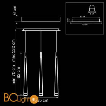 Подвесной светильник Lightstar Uovo 807036 - Схема