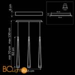 Подвесной светильник Lightstar Uovo 807036 - Схема