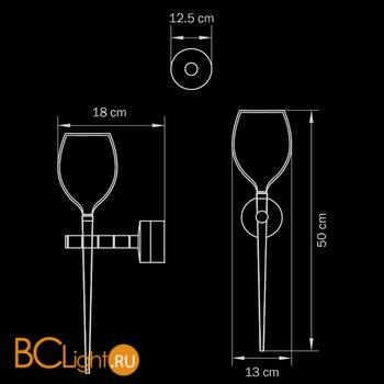 Бра Lightstar Uovo 807613 - Схема