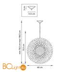 Подвесной светильник Lightstar Verona 727081 - Схема