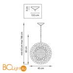 Подвесной светильник Lightstar Verona 727061 - Схема