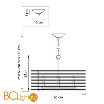 Подвесной светильник Lightstar Zeta 728063 - Схема