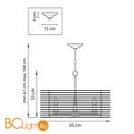 Подвесной светильник Lightstar Zeta 728063 - Схема