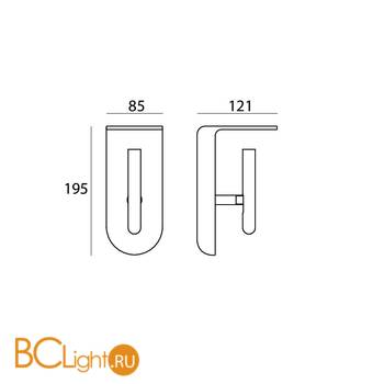 Бра Linea Light 2Nights 7978 - Схема