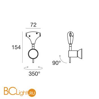 Светильник для струнной системы Linea Light Andromeda TR4304-48 - Схема