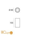 Потолочный светильник Linea Light Baton 59437 - Схема