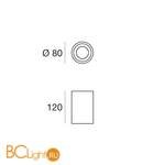 Потолочный светильник Linea Light Baton 64738W60 - Схема