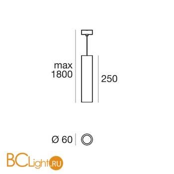 Подвесной светильник Linea Light Baton 64741N70 - Схема