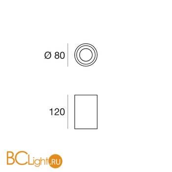 Потолочный светильник Linea Light Baton 64747W60 - Схема