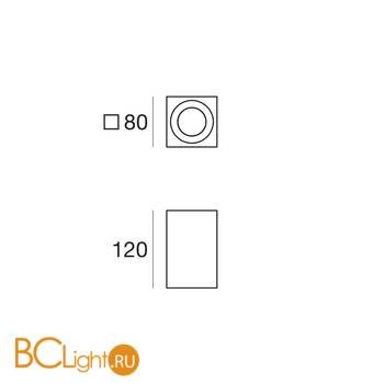 Потолочный светильник Linea Light Baton 64756W60 - Схема