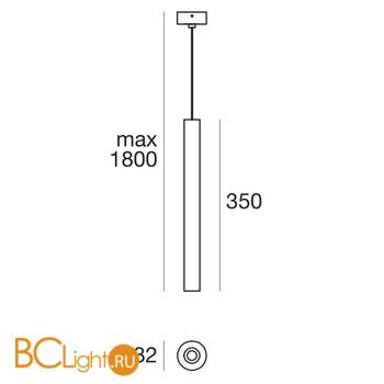 Подвесной светильник Linea Light Baton 64786N50 - Схема